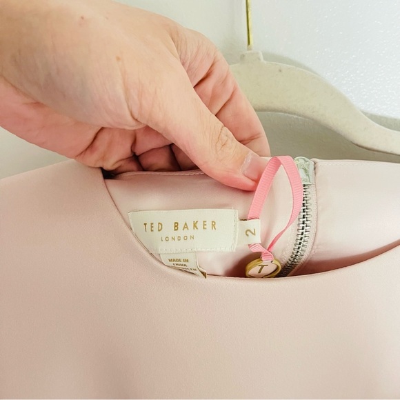 NEW Ted Baker London Hailey Everglade Printed Dress Garden Party Wedding Pastel - Picture 10 of 10